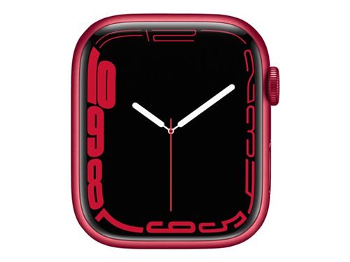 Apple Watch Series 7 (GPS + Cellular) - (PRODUCT) RED - 45 mm - aluminium rouge - montre intelligente - 32 Go - Wi-Fi, Bluetooth - 4G - 38.8 g - démo