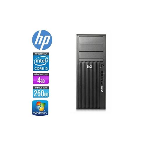 HP Workstation z200 - Core i5 650 3.2 GHz - 2 Go - 250 Go État correct - Hewlett-Packard reconditionné disponible sur Fnac
