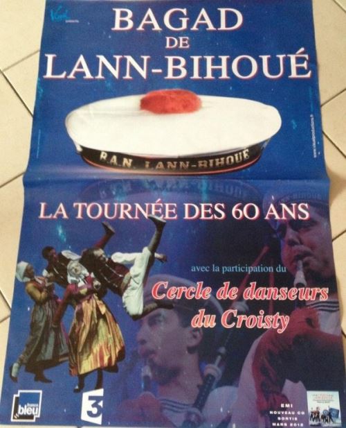 Bagad de Lann-Bihoué - 70x100 cm - AFFICHE / POSTER État correct - N/A reconditionné disponible sur Fnac