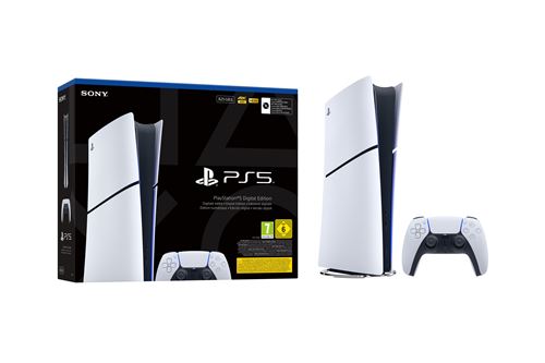 Console Sony PS5 Slim Edition Digital Blanc État correct - Sony reconditionné disponible sur Fnac