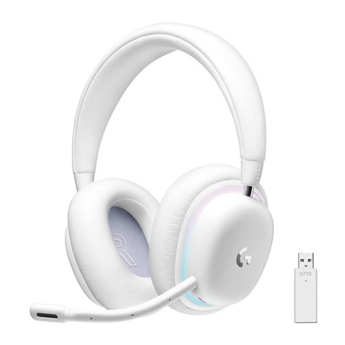 Acheter Casque PC Gaming sans fil Bluetooth Logitech G735 Blanc État correct - 137,23 € Casque PC Gaming sans fil Bluetooth Logitech G735 Blanc État correct - Logitech reconditionné disponible sur Fnac