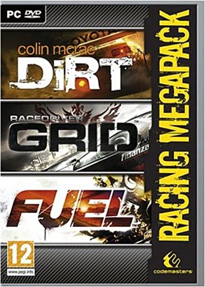 Racing mégapack 3 jeux : Colin McRae Dirt + Race driver grid + Fuel État correct - Codemasters reconditionné disponible sur Fnac