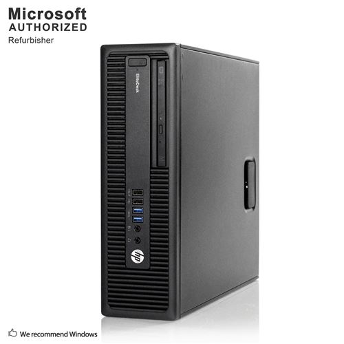 PC Unité centrale Hp EliteDesk 800 G2 SFF Desktop - Intel Core i5-6600 Turbo 3.9 GHz - RAM 8 Go - 500 Go - DVD - USB WiFi - DP - VGA - Windows 10 Professionnel 64 Bits État correct - N/A reconditionné disponible sur Fnac