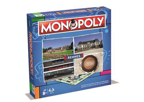 Jeu de société Winning Moves Monopoly Rennes État correct - Winning Moves reconditionné disponible sur Fnac