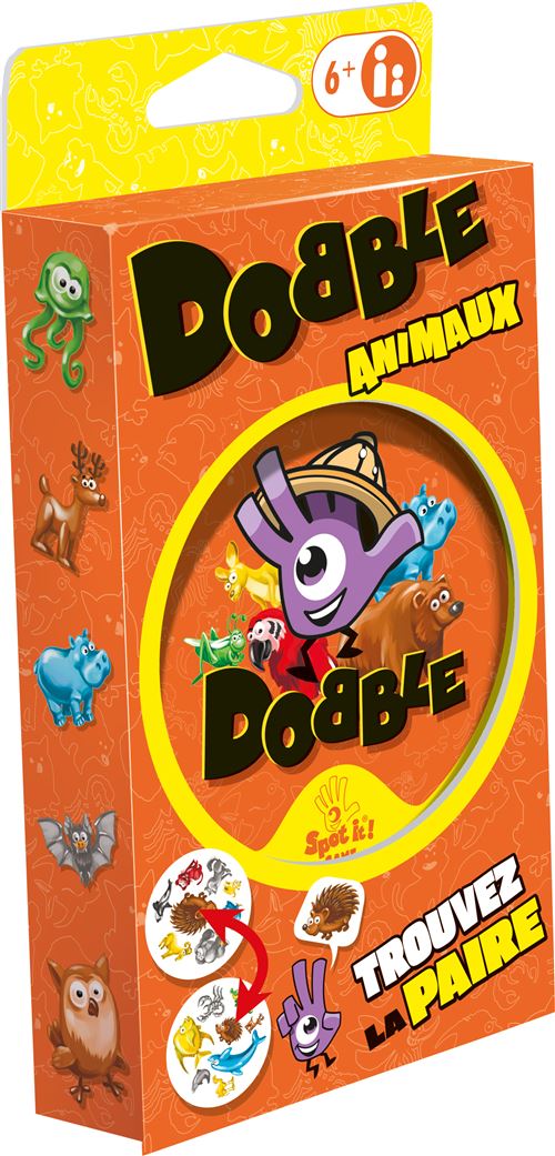 Jeu de cartes Asmodee Dobble Animaux État correct - Asmodee reconditionné disponible sur Fnac