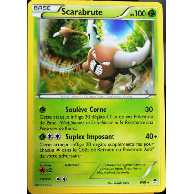 Acheter carte Pokémon 9/83 Scarabrute 100 PV État correct - 16,00 € carte Pokémon 9/83 Scarabrute 100 PV État correct - Pokémon reconditionné disponible sur Fnac