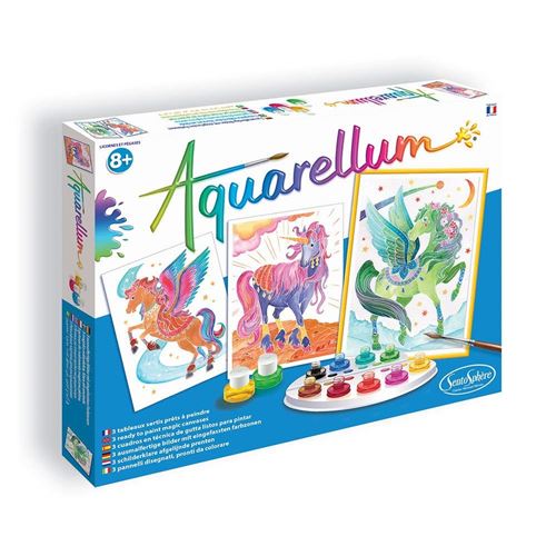 Kit créatif SentoSphère Aquarellum Licorne et Pégase État correct - SentoSphère reconditionné disponible sur Fnac