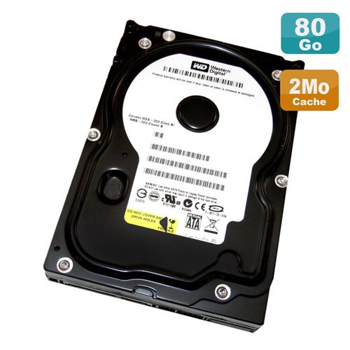Acheter Disque dur 80go sata 3.5' western digital caviar wd800bd-00mra1 7200rpm 2mo État correct - 19,90 € Disque dur 80go sata 3.5' western digital caviar wd800bd-00mra1 7200rpm 2mo État correct - Western Digital reconditionné disponible sur Fnac