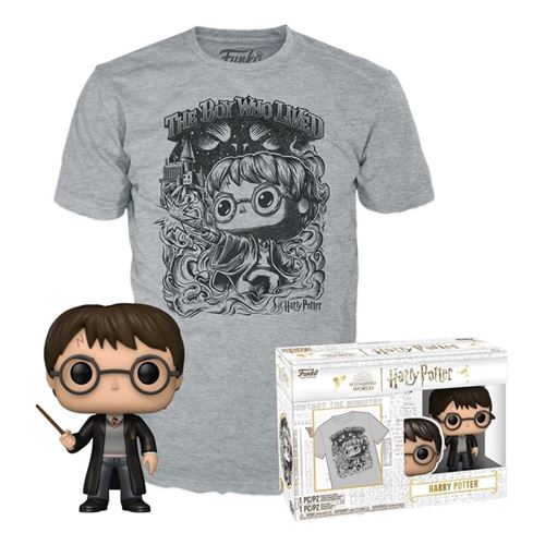 Figurine Harry Potter - Set POP! & Tee et T-Shirt Harry Potter FL - Taille M État correct - N/A reconditionné disponible sur Fnac