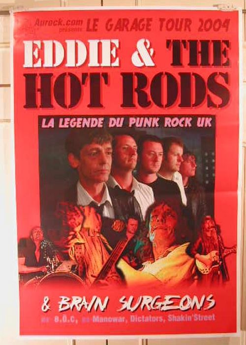 Eddie & the Hot Rods - 70x100 cm - AFFICHE / POSTER État correct - N/A reconditionné disponible sur Fnac