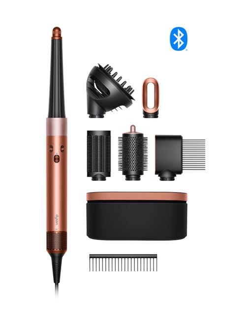 Brosse Coiffante Dyson Airwrap i.d. Cheveux bouclés à frisés Edition Gifting Soie Ambrée État correct - Dyson reconditionné disponible sur Fnac