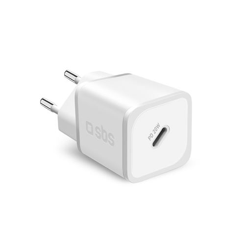 Chargeur secteur SBS GaN PD 20 W USB C Blanc État correct - N/A reconditionné disponible sur Fnac
