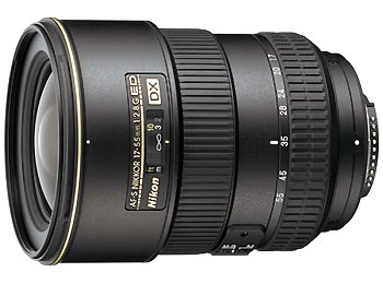 Objectif reflex Nikon AF-S DX 17-55mm f/2.8 G IF ED noir État correct - Nikon reconditionné disponible sur Fnac