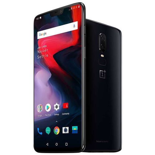 Smartphone OnePlus 6 noir RAM 8 Go stockage 128 Go État correct - N/A reconditionné disponible sur Fnac