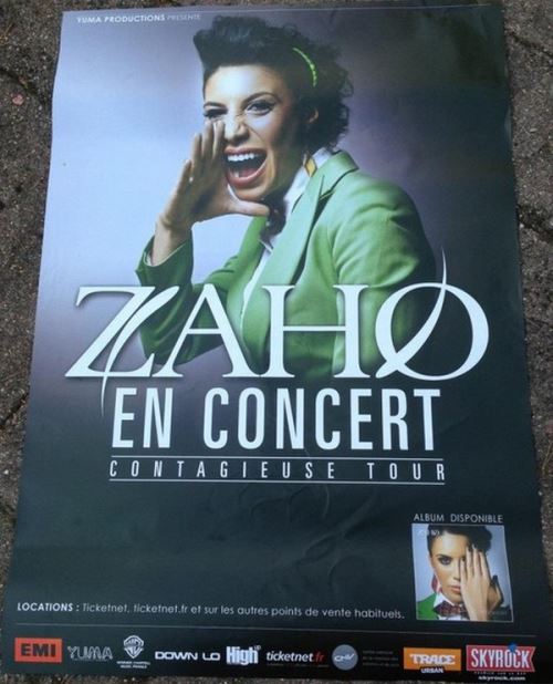 Zaho - 70x100 cm - AFFICHE / POSTER État correct - N/A reconditionné disponible sur Fnac