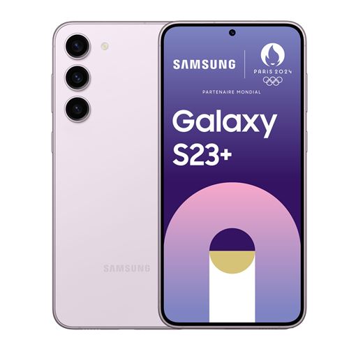 Smartphone Samsung Galaxy S23+ 6.6"" Nano SIM 5G 8 Go RAM 256 Go Lavande État correct - Samsung reconditionné disponible sur Fnac