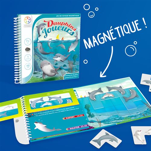 Jeu de voyage magnétique Smartgames Dauphins joueurs État correct -  reconditionné disponible sur Fnac