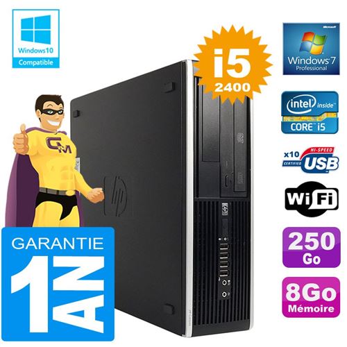 Acheter Pc hp compaq 8300 sff core i5-2400 ram 8go disque 250 go graveur dvd wifi w7 État correct - 149,00 € Pc hp compaq 8300 sff core i5-2400 ram 8go disque 250 go graveur dvd wifi w7 État correct - Hewlett-Packard reconditionné disponible sur Fnac