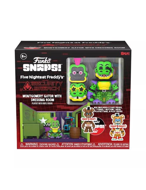 Figurine Snap - Five Nights At Freddy's - Rr Playset Gator's Room État correct - N/A reconditionné disponible sur Fnac
