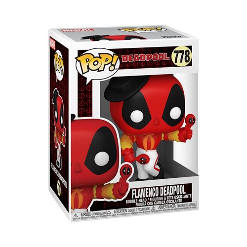 Figurine Funko Pop Marvel Deadpool 30th Flamenco Deadpool État correct - Funko reconditionné disponible sur Fnac