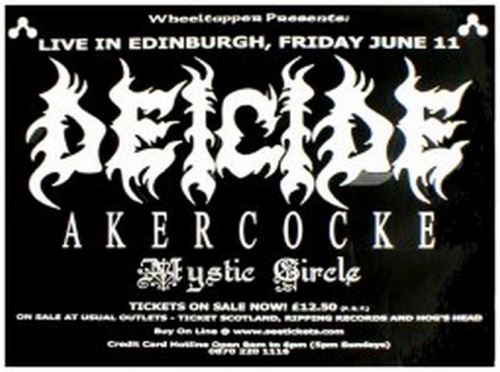 DEICIDE - 102x76 cm - AFFICHE / POSTER État correct - N/A reconditionné disponible sur Fnac