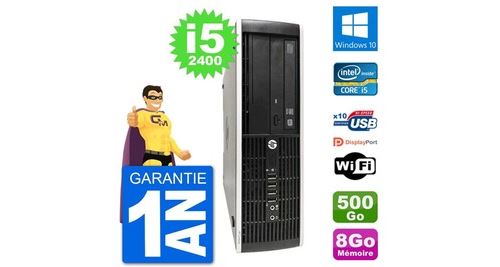 Pc hp compaq pro 6300 sff intel i5-2400 ram 8go disque dur 500go windows 10 wifi État correct - N/A reconditionné disponible sur Fnac