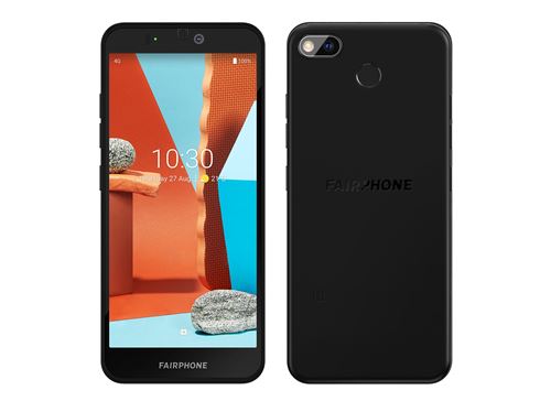 Smartphone Fairphone 3+ 64 Go Double SIM Noir État correct - Fairphone reconditionné disponible sur Fnac