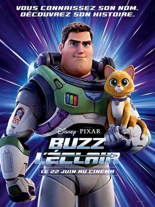 Affiche de Cinéma Originale - Buzz l'éclair - 2022 - Pixar - 40x60cm État correct - N/A reconditionné disponible sur Fnac