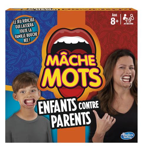 Jeu de société Hasbro Gaming Mâche-Mots Enfants Contre Parents État correct - Hasbro Gaming reconditionné disponible sur Fnac