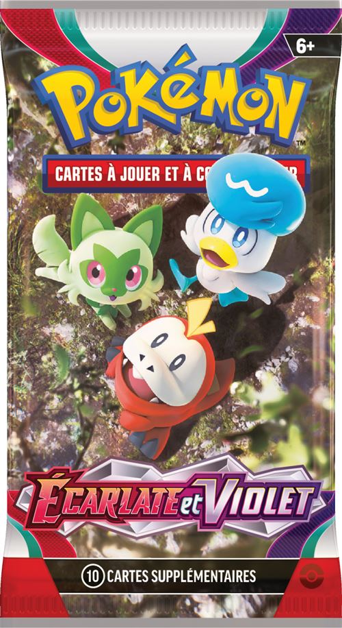 Carte à collectionner Pokémon EV01 Booster Blister Écarlate et Violet État correct - Pokémon reconditionné disponible sur Fnac