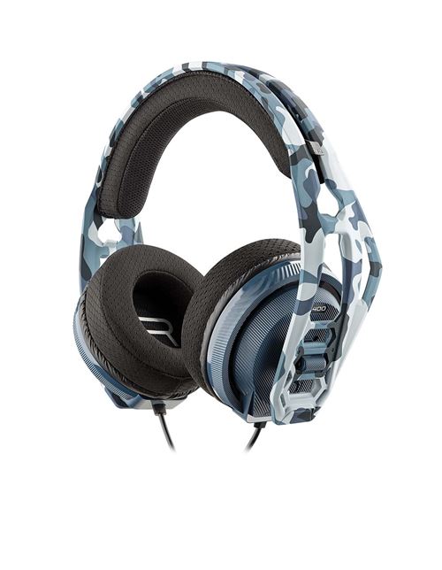 Casque Gaming Stéréo filaire Nacon RIG400HS pour PS4 Bleu camo État correct - Plantronics reconditionné disponible sur Fnac