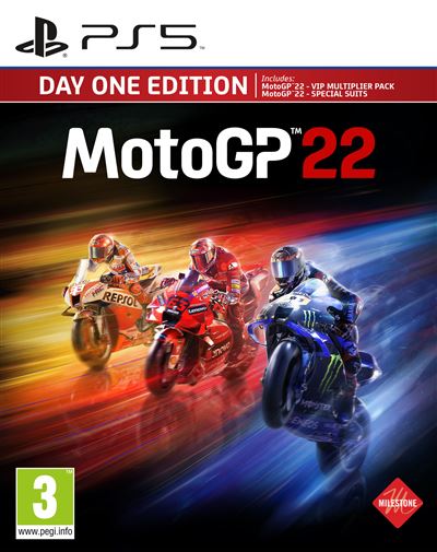 Acheter MotoGP 22 Day One Edition PS5 État correct - 19,95 € MotoGP 22 Day One Edition PS5 État correct - Koch Media reconditionné disponible sur Fnac