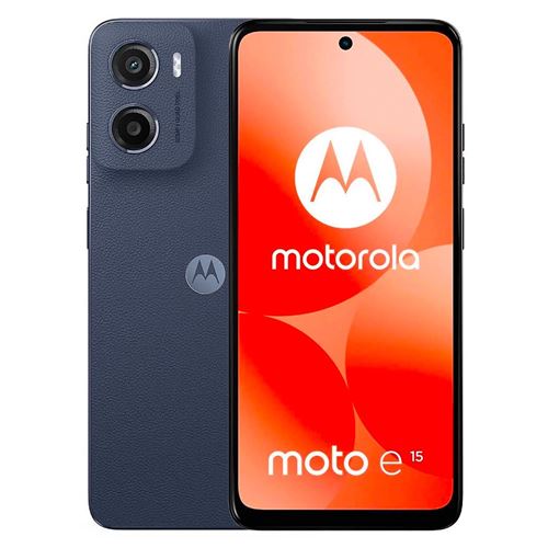 Smartphone Motorola Moto E15 6,67"" Double SIM 64 Go Bleu denim État correct - Motorola reconditionné disponible sur Fnac