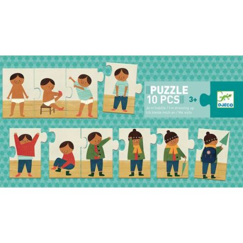 Puzzle 10 pièces Je m'habille Djeco État correct - N/A reconditionné disponible sur Fnac