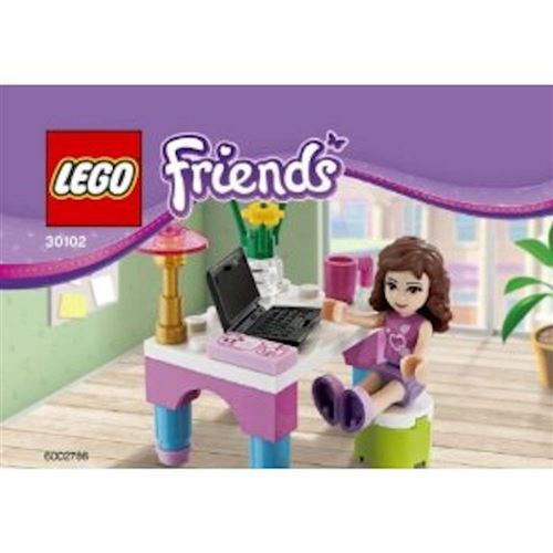 Lego 30102 Friends – Figurine de Olivia avec bureau (Exclusive) État correct - Lego reconditionné disponible sur Fnac