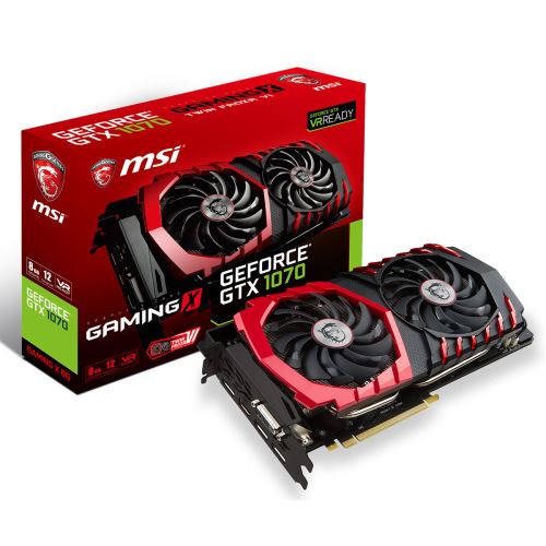 Acheter MSI GeForce GTX 1070 GAMING X 8G État correct - 607,45 € MSI GeForce GTX 1070 GAMING X 8G État correct - MSI reconditionné disponible sur Fnac