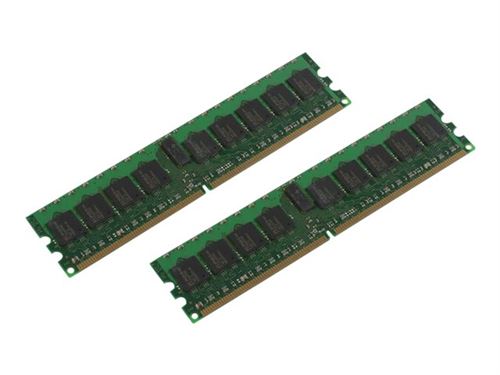 CoreParts - DDR2 - kit - 4 Go: 2 x 2 Go - DIMM 240 broches - 400 MHz / PC2-3200 - 1.8 V - mémoire enregistré - ECC État correct -  reconditionné disponible sur Fnac