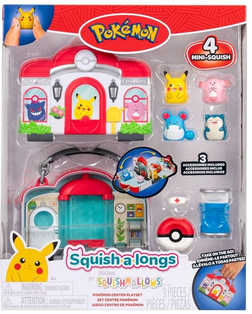 Figurine Squish-a-long Coffret Pokémon Center État correct -  reconditionné disponible sur Fnac