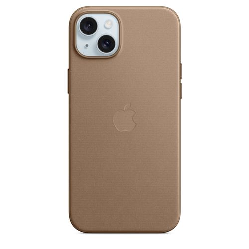 Apple Coque en tissage fin avec MagSafe pour iPhone 15 Plus Taupe État correct - Apple reconditionné disponible sur Fnac