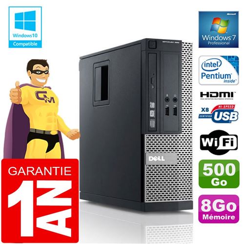 Pc dell 390 sff intel g630 ram 8go disque 500 go graveur dvd wifi w7 État correct - Dell reconditionné disponible sur Fnac