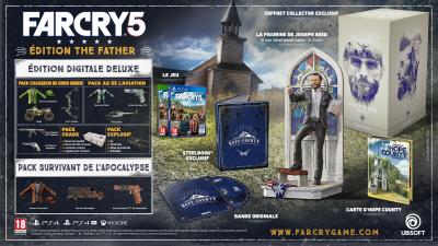 Far Cry 5 Edition Collector The Father PS4 État correct - Ubisoft reconditionné disponible sur Fnac
