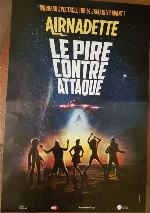 Acheter AIRNADETTE - Le Pire Contre Attaque - AFFICHE État correct - 13,99 € AIRNADETTE - Le Pire Contre Attaque - AFFICHE État correct - N/A reconditionné disponible sur Fnac