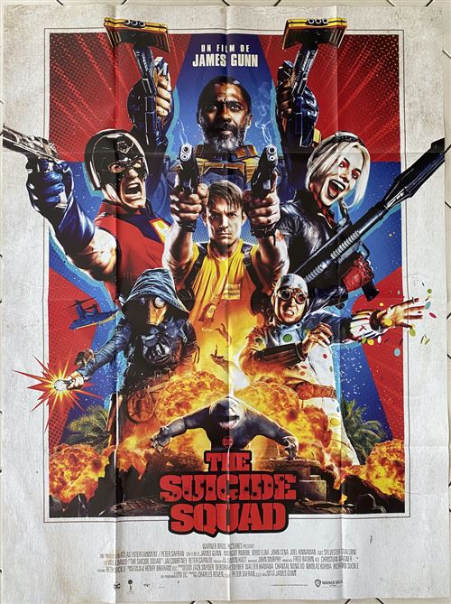 The Suicide Squad - 2021 - Margot Robbie, Viola Davis - 116x158cm - Affiche de cinéma originale pliée État correct - N/A reconditionné disponible sur Fnac
