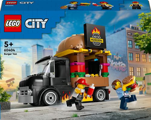 LEGO® City 60404 Le food-truck de burgers État correct - Lego City reconditionné disponible sur Fnac