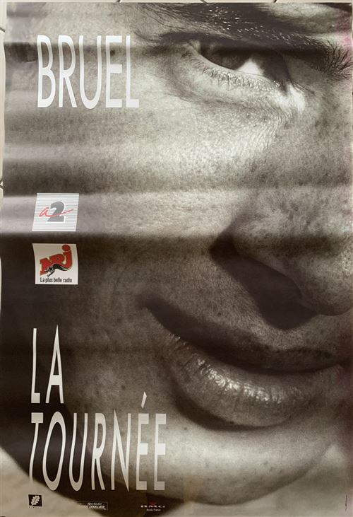 Patrick BRUEL - 1990 - La tournée - 80x120cm - Affiche État correct - N/A reconditionné disponible sur Fnac