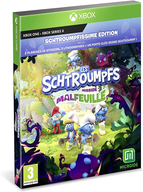 Acheter Les Schtroumpfs Mission Malfeuille Xbox Series X Edition Schtroumpfissime État correct - 27,22 € Les Schtroumpfs Mission Malfeuille Xbox Series X Edition Schtroumpfissime État correct - Microids Distribution reconditionné disponible sur Fnac