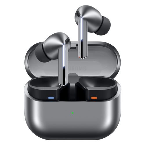 Ecouteurs sans fil Samsung Galaxy Buds3 Pro Bluetooth avec réduction active du bruit Argent État correct - Samsung reconditionné disponible sur Fnac