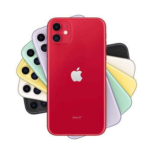 Apple iPhone 11 6.1"" 128 Go Double SIM (PRODUCT) RED V2 État correct - Apple reconditionné disponible sur Fnac