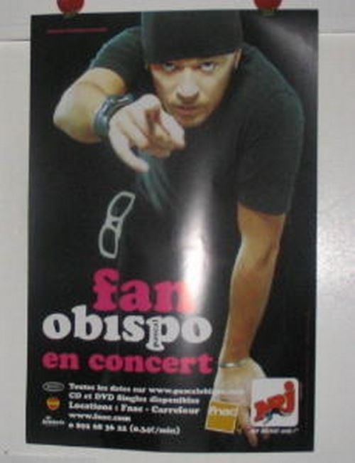 Obispo - 40x60 cm - AFFICHE / POSTER État correct - N/A reconditionné disponible sur Fnac