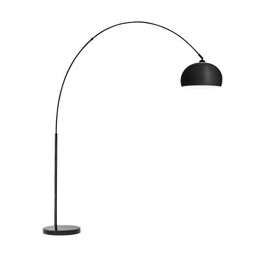 Blumfeldt Nael Lampe arquée abat-jour argent socle en marbre câble secteur 2m Noir État correct - N/A reconditionné disponible sur Fnac